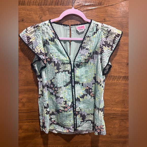 Kate Spade Dahlia Bloom Burnout Top - Picture 4 of 8